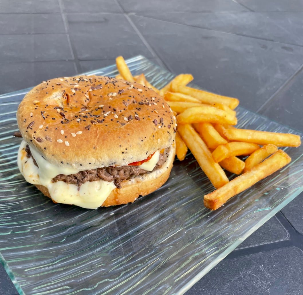 Burger gourmand camping O’ Beau Laurier