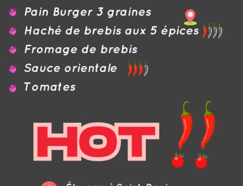 Nouveau burger viande locale
