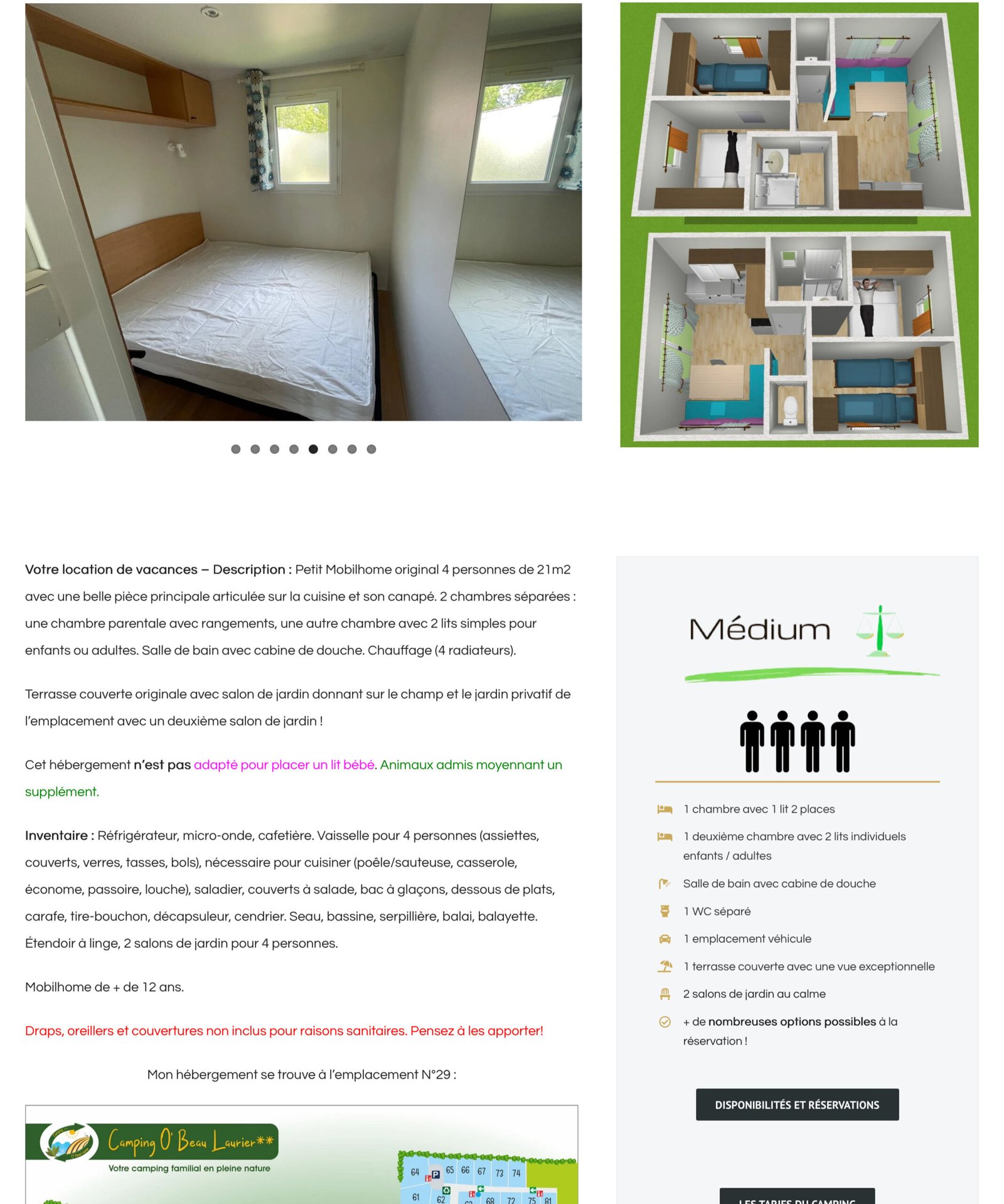 Page_présentation_hébergement Page présentation hébergement